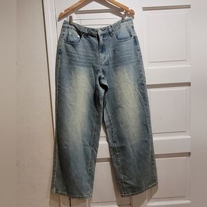 Finesse High-Rise Wide Leg Jeans – Size L (10/12)  NWOT